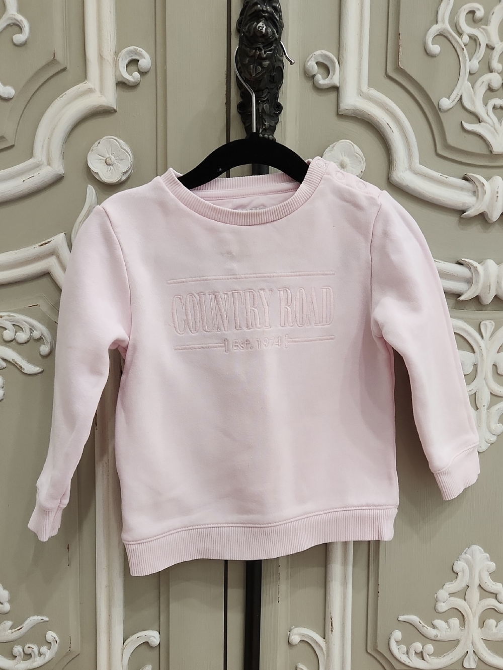Country Road Pale Pink Kids Crew Sweatshirt Size 18 - 24 Months